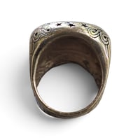 Image 4 of King Baby Skull Ring w/ Topaz Eyes, c. 2010