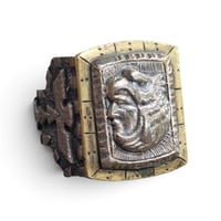 Image 1 of Vintage South American Warrior Thunderbird Ring, c. 1940s