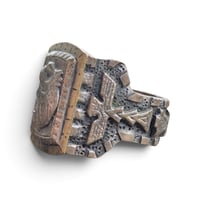 Image 2 of Vintage South American Warrior Thunderbird Ring, c. 1940s