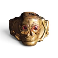 Image 1 of Antique Catalog Skull Ring, c. 1930s