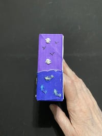 Image 4 of 4- square Ghosty on a Float painting