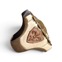 Image 3 of Vintage Chief Souvenir Ring, c. 1940s