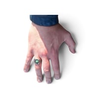 Image 5 of Antique Jade Stone Ring, c. 1930s