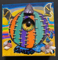 Image 1 of Beach Ball Bat painting