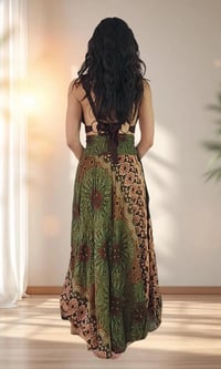 Image 5 of Coconut Thai Rayon Skirt Dress Boho Beach Wrap Skirt Lightweight Festival Clothing - 700A