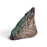 Image 2 of Antique Jade Buddha Figure Ring, c. 1920s
