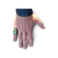 Image 5 of Antique Jade Buddha Figure Ring, c. 1920s