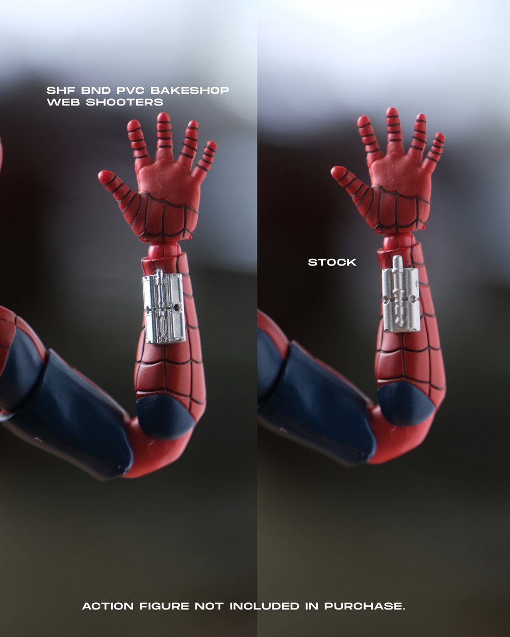 S.H. FIGUARTS Spider-Man Brand New Day 1/12 Scale movie-accurate Chrome Web Shooters