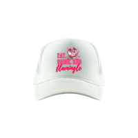 Image 3 of "Let's Flamingle" Hat