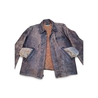 Image 2 of Vintage United Sportswear Horsehide Half-Belt Jacket, c. 1940s