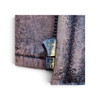Image 17 of Vintage United Sportswear Horsehide Half-Belt Jacket, c. 1940s