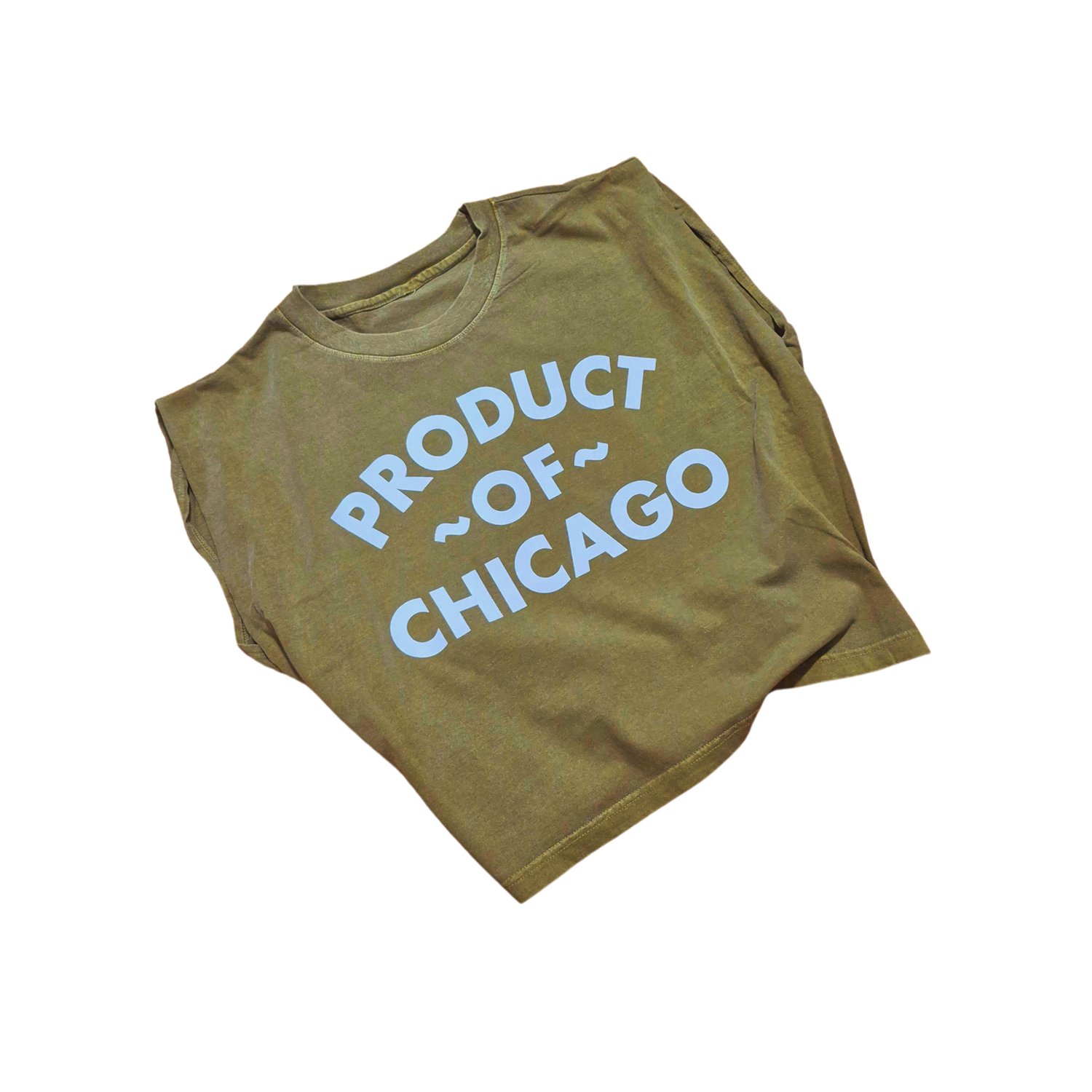 Image of WOMEN'S VINTAGE OLIVE TEE