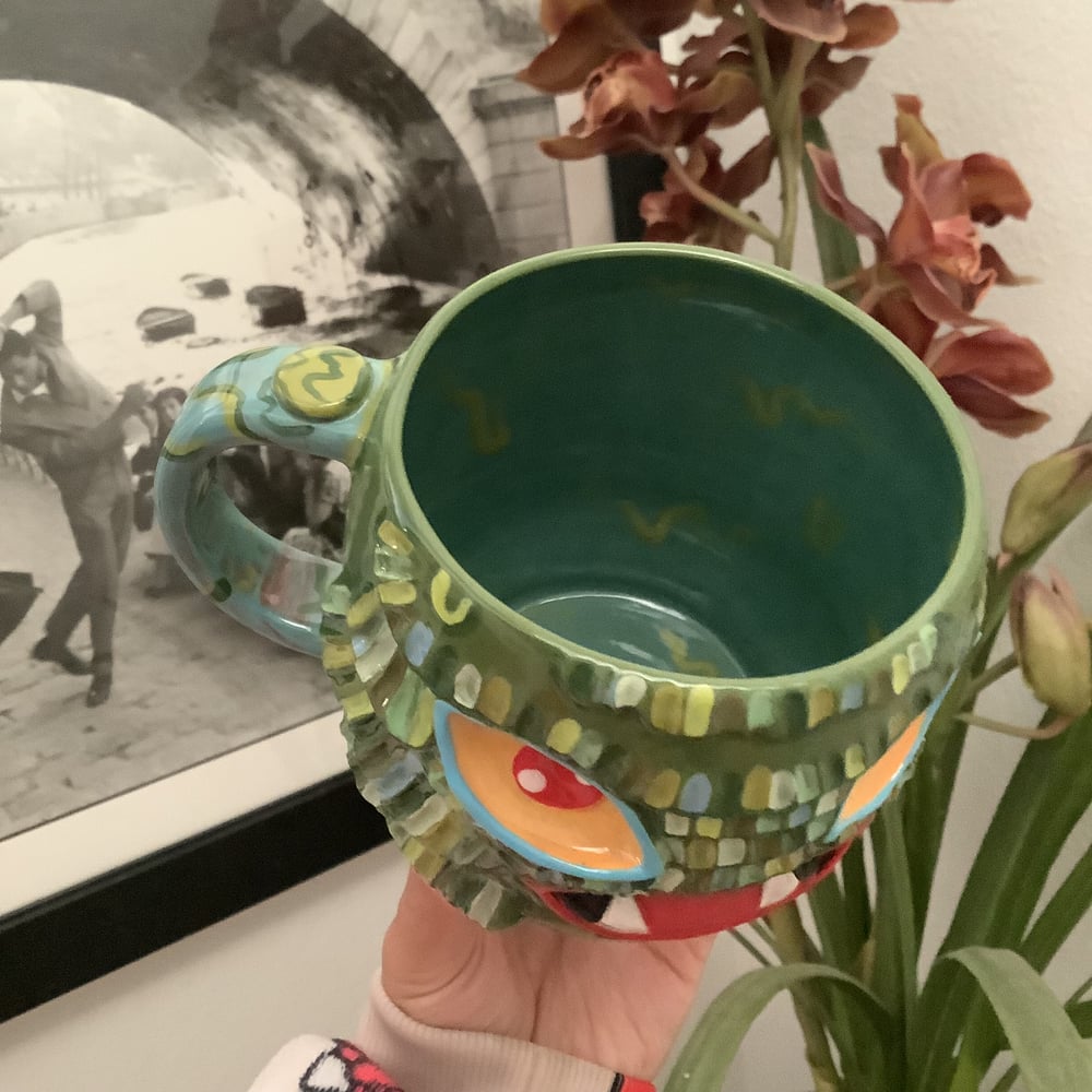 Image of Reserved for Barbara S - creature mug
