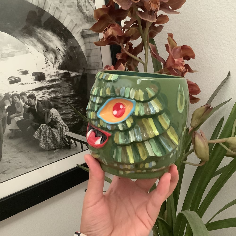 Image of Reserved for Barbara S - creature mug