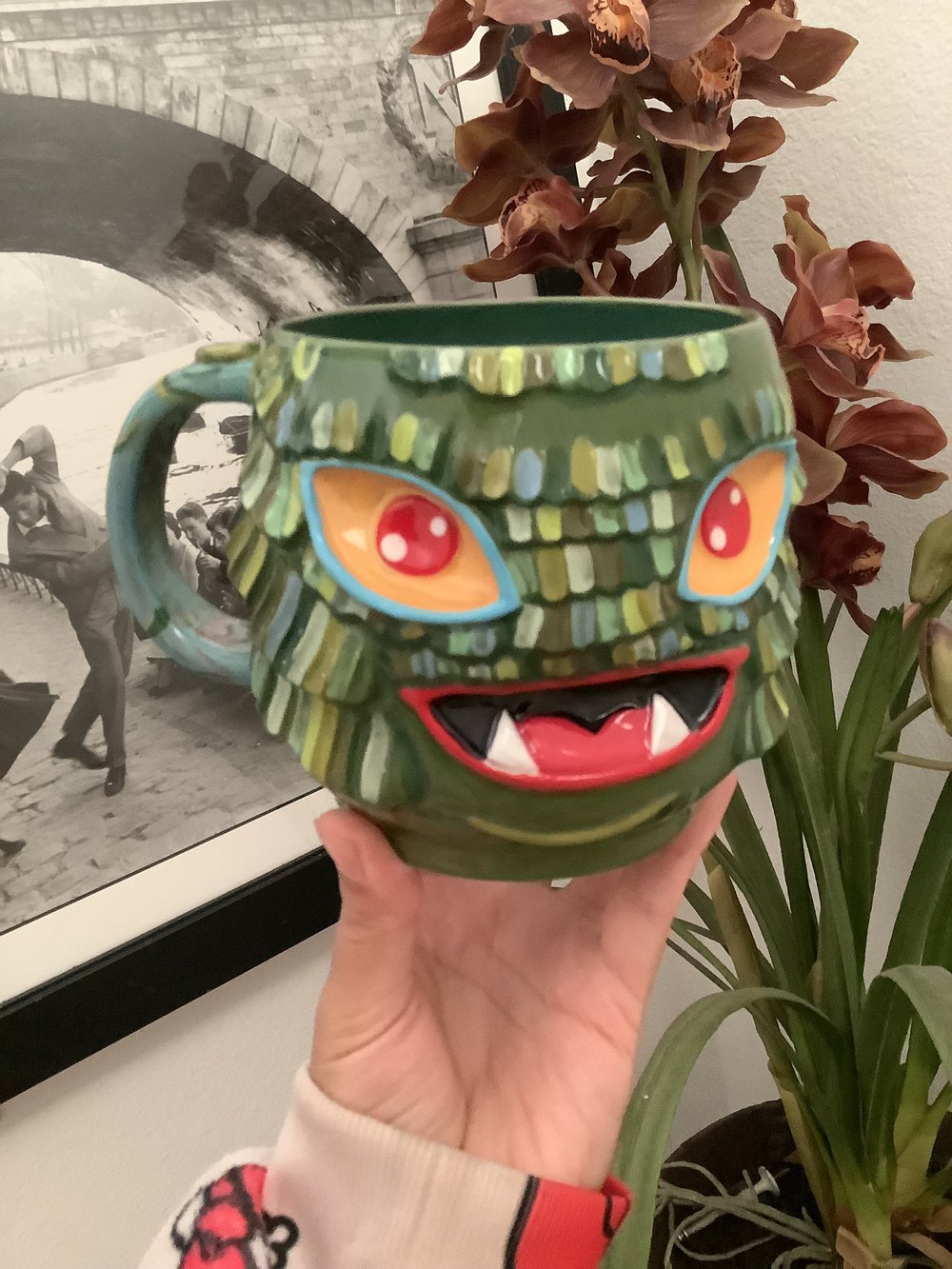 Image of Reserved for Barbara S - creature mug