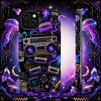 Image 1 of Retro Cosmic Boombox Case