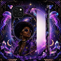 Image 1 of Cosmic Afro Queen Phone Case