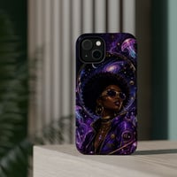 Image 4 of Cosmic Afro Queen Phone Case