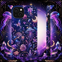 Image 1 of Cosmic Moon Garden Phone Case