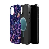 Image 2 of Cosmic Moon Garden Phone Case