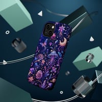 Image 3 of Cosmic Moon Garden Phone Case
