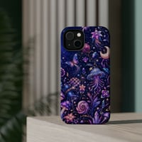 Image 4 of Cosmic Moon Garden Phone Case