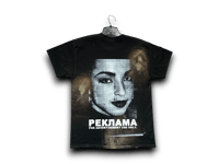 Image 2 of Custom upcycled reworked screen print Hun black T shirt - Sade, Lauren Hill 