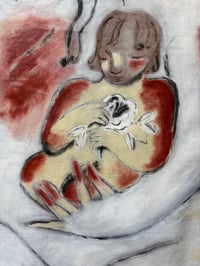 Image 4 of 'Madonna with a child' painting on canvas
