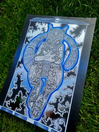 Image 1 of Ornate mew two foil print