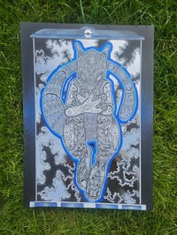 Image 2 of Ornate mew two foil print