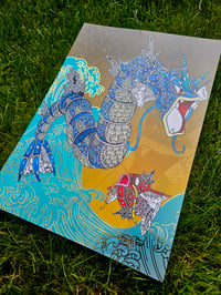 Image 2 of Ornate Gyarados and magikarp foil 