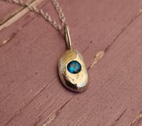 Image 5 of Ready to ship! 'Azure Shimmer' Sterling Silver Necklace 