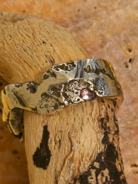 Image 8 of Ready to ship! Chunky Sterling Silver ring with Gems