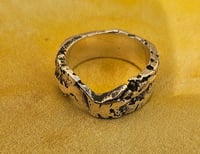 Image 11 of Ready to ship! Chunky Sterling Silver ring with Gems