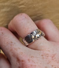 Image 4 of Ready to ship! Chunky Sterling Silver ring with Gems
