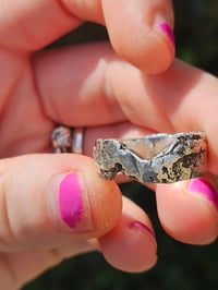 Image 15 of Ready to ship! Chunky Sterling Silver ring with Gems