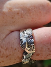 Image 16 of Ready to ship! Chunky Sterling Silver ring with Gems