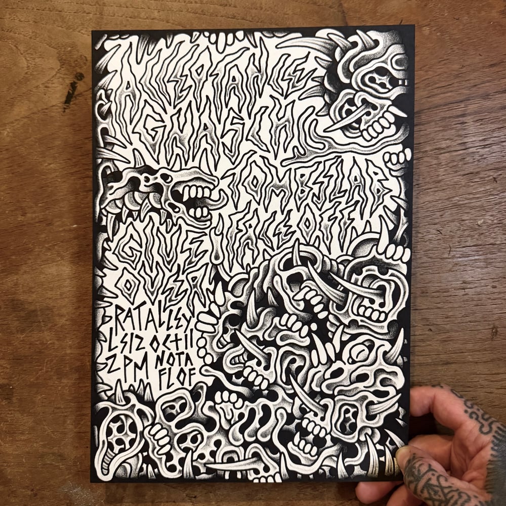 Image of GIG Ticket - Acceptance // Gnasch // Tomb Slab + Pals - Oct 11th