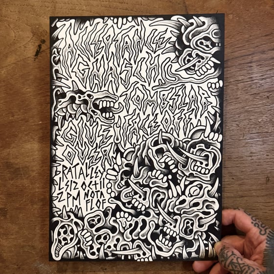 Image of GIG Ticket - Acceptance // Gnasch // Tomb Slab + Pals - Oct 11th