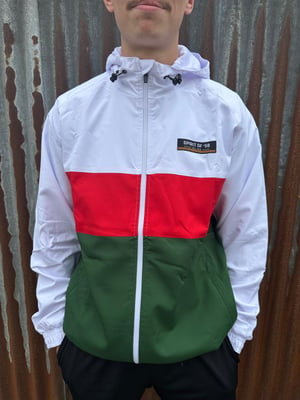 Image of Spirit of 58’ Ripstop Anorak in White, Red and Green