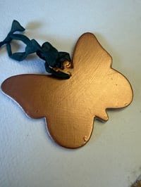 Image 4 of One-of a-kind Hand Marbled Ceramic Butterfly - 2 of 5 