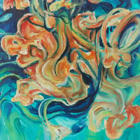 Image 2 of Fluorescence No. 3  - original oil painting