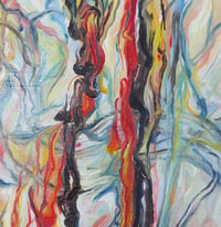 Image 2 of Vertical Entropy - original oil painting