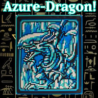 Image 1 of AZURE-DRAGON! 3D WALL ART