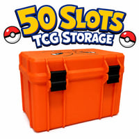 Image 1 of Charizard Pokémon 50 Trading Card Storage Box 