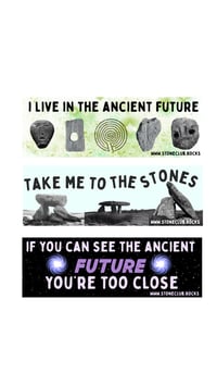 Image 1 of Ancient Future Car Bumper Sticker (pre-order)