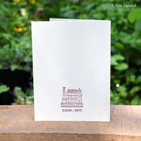 Image 2 of Greeting Card: "You bloom more and more..." with coneflower and finch