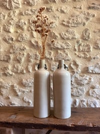 Image 1 of Bouteilles en grès - Décoration campagne 
