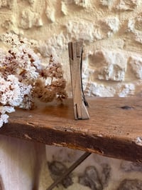 Image 4 of Petit cadre ancien en bois - Objet de curiosité 