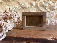 Image 5 of Petit cadre ancien en bois - Objet de curiosité 